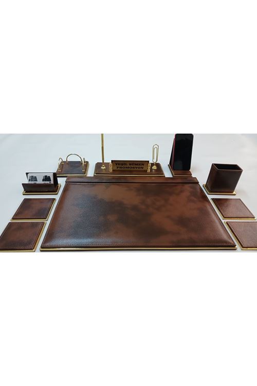 GOLD VE BULUT KAHVE KİŞİYE ÖZEL İSİMLİKLİ LÜKS TASARIM SÜMEN VE MAKAM TAKIMI