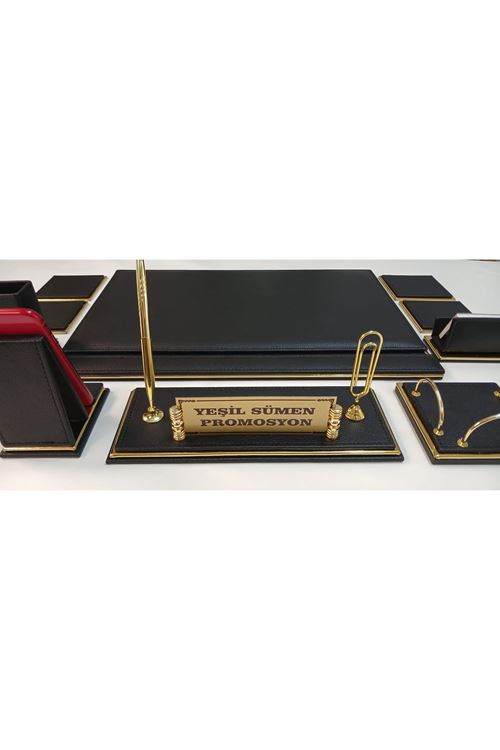 GOLD VE SİYAH 3 KADEMELİ KİŞİYE ÖZEL İSİMLİKLİ LÜKS TASARIM SÜMEN TAKIMI