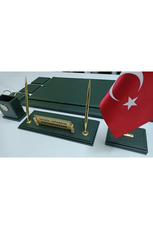 YEŞİL LÜKS İSİMLİKLİ SÜMEN VE MAKAM TAKIMI