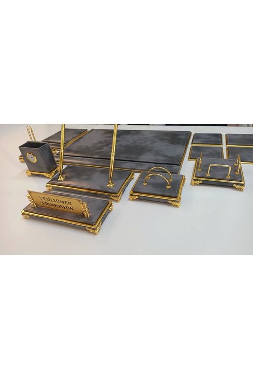 BULUT GRİ GOLD AYAKLI KİŞİYE ÖZEL İSİMLİKLİ SÜMEN VE MAKAM TAKIMI