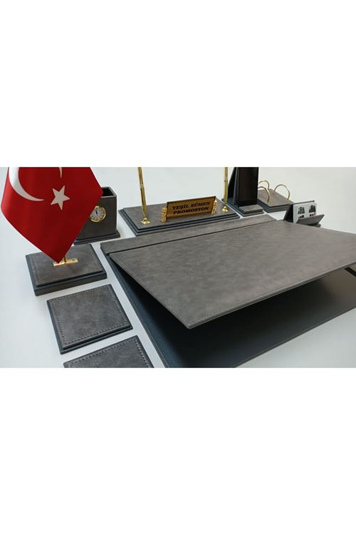 BODRUM ANTRASİT 3 KATMANLI KİŞİYE ÖZEL İSİMLİKLİ LÜX TASARIM SÜMEN VE MAKAM TAKIMI