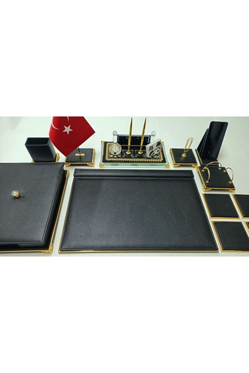 SULTAN SİYAH VE GOLD KRİSTAL KİŞİYE ÖZEL İSİMLİKLİ LÜKS TASARIM SÜMEN VE MAKAM TAKIMI