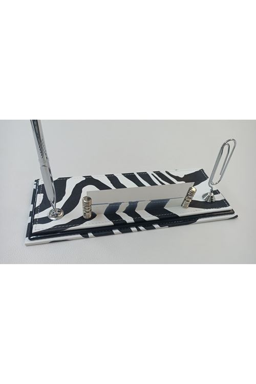 ZEBRA DESEN KİŞİYE ÖZEL MASA İSİMLİĞİ