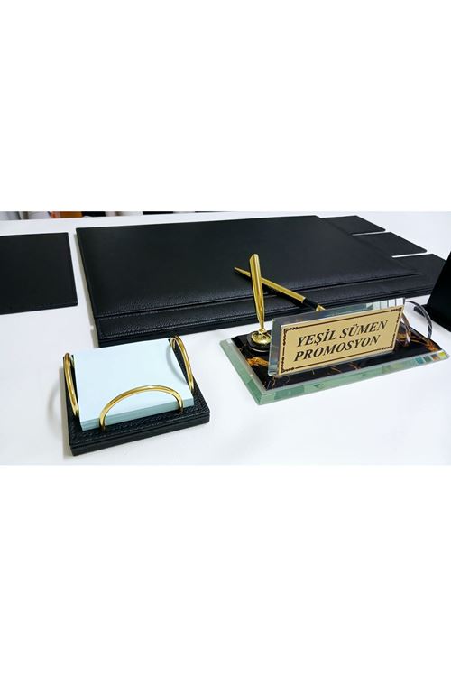 ÜSKÜP SİYAH KRİSTAL İSİMLİKLİ LÜKS SÜMEN VE MAKAM TAKIMI