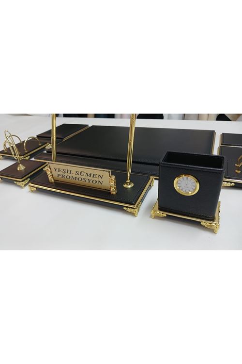 SİYAH GOLD AYAKLI PREMİUM SÜMEN VE MAKAM TAKIMI 