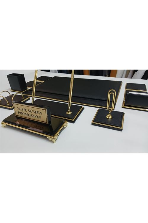 SİYAH VE GOLD KRİSTAL İSİMLİKLİ SÜMEN VE MAKAM TAKIMI