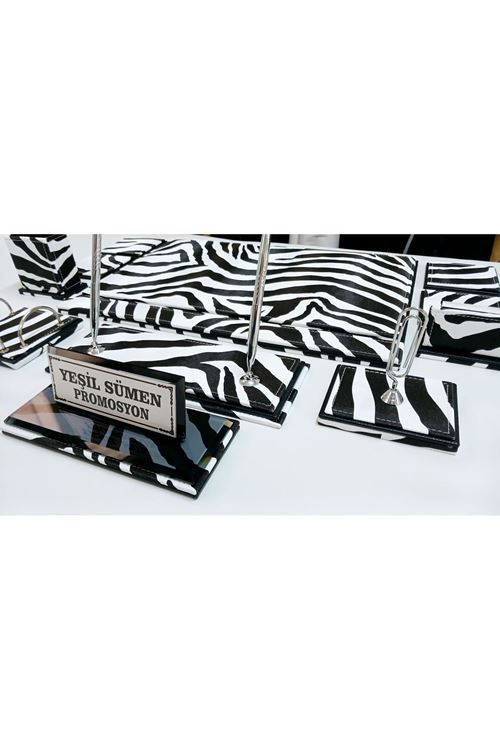ZEBRA DESEN KİŞİYE ÖZEL PREMİUM SÜMEN VE MAKAM TAKIMI