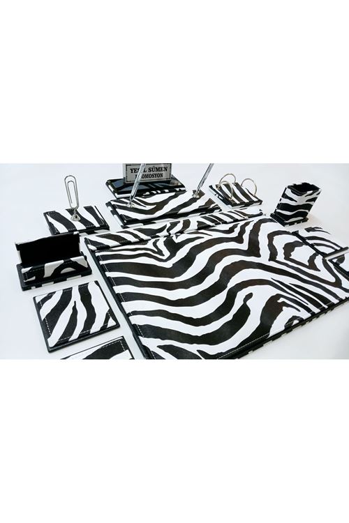ZEBRA DESEN KİŞİYE ÖZEL PREMİUM SÜMEN VE MAKAM TAKIMI