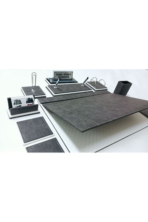 GRİ VE BEYAZ TASARIM KRİSTAL CAM KİŞİYE ÖZEL İSİMLİKLİ LÜKS TASARIM SÜMEN VE MAKAM TAKIMI