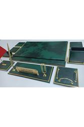BULUT YEŞİL VE GOLD KİŞİYE ÖZEL İSİMLİKLİ LÜX TASARIM SÜMEN VE MAKAM TAKIMI