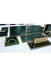 KRİSTAL İSİMLİKLİ BULUT YEŞİL VE GOLD SÜMEN VE MAKAM TAKIMI
