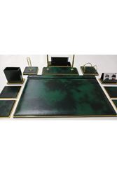 KRİSTAL İSİMLİKLİ BULUT YEŞİL VE GOLD SÜMEN VE MAKAM TAKIMI