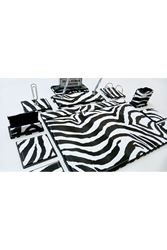 ZEBRA DESEN KİŞİYE ÖZEL PREMİUM SÜMEN VE MAKAM TAKIMI