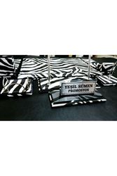 ZEBRA DESEN KİŞİYE ÖZEL PREMİUM SÜMEN VE MAKAM TAKIMI