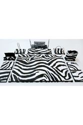ZEBRA DESEN KİŞİYE ÖZEL PREMİUM SÜMEN VE MAKAM TAKIMI