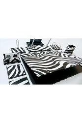 ZEBRA DESEN KİŞİYE ÖZEL PREMİUM SÜMEN VE MAKAM TAKIMI