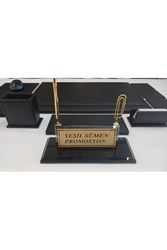 SİYAH KRİSTAL İSİMLİKLİ LÜKS SÜMEN VE MAKAM TAKIMI