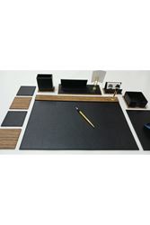 SİYAH VE AHŞAP DESENLİ KİŞİYE ÖZEL İMZA SÜMENİ