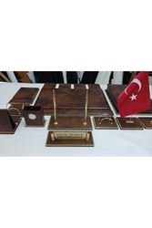MELİKŞAH BULUT KAHVE VE GOLD  PREMİUM SÜMEN VE MAKAM TAKIMI 