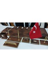 MELİKŞAH BULUT KAHVE VE GOLD  PREMİUM SÜMEN VE MAKAM TAKIMI 
